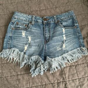 Denim shorts